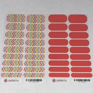 Jamberry Style: Candy Chevron & Grapefruit - perfect for Easter!